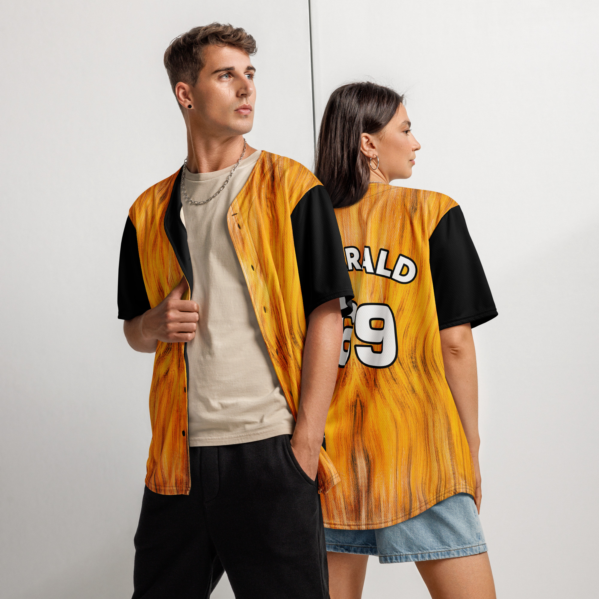 Frequency Recycled baseball jersey