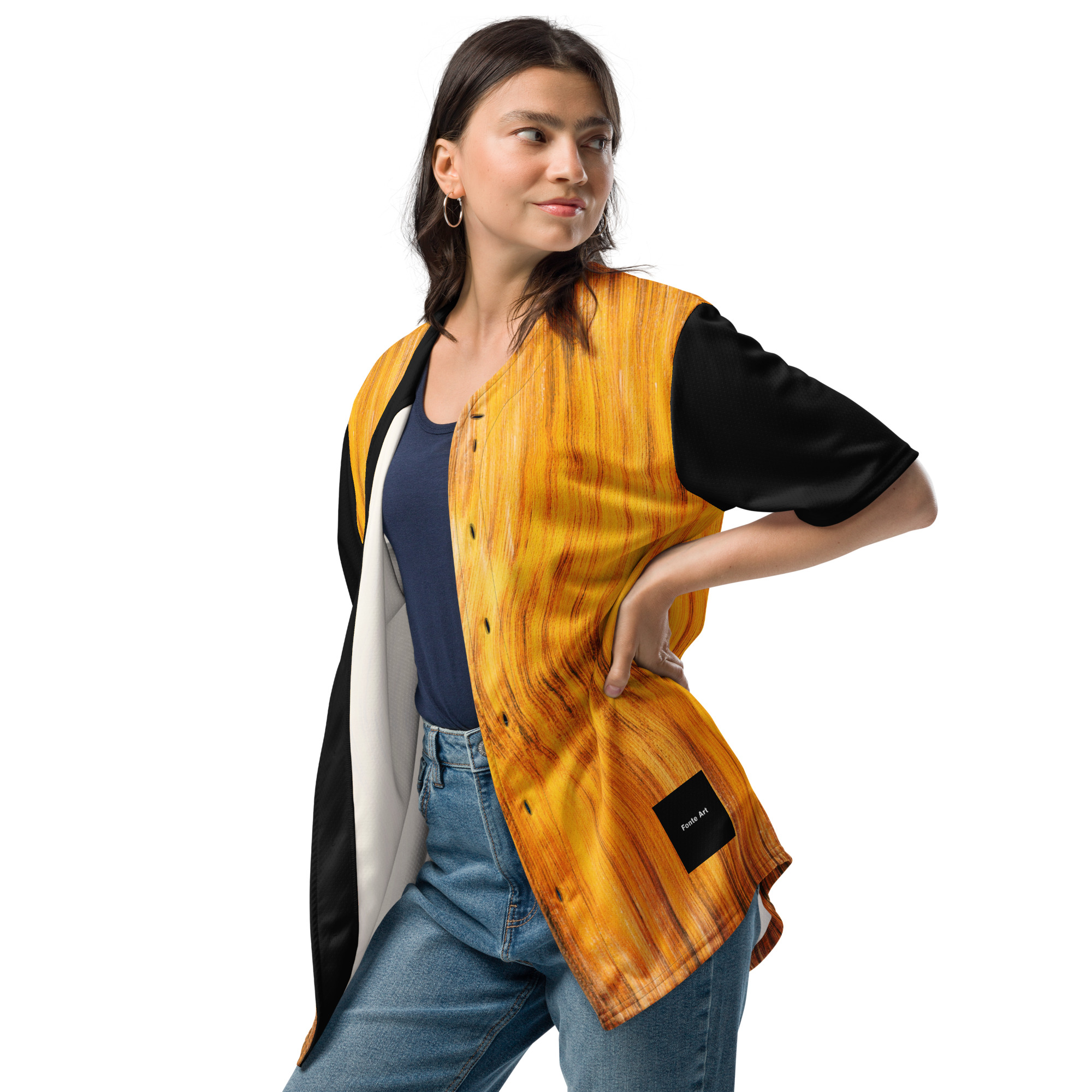 Frequency Recycled baseball jersey - Image 2