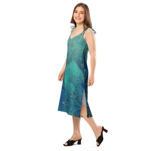 Nemos Spuren Tie-strap midi dress