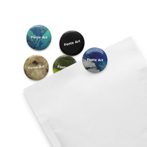 Fonte Art - Set of pin buttons