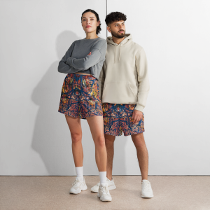 Tiefgang All-Over Print Unisex Athletic Long Shorts